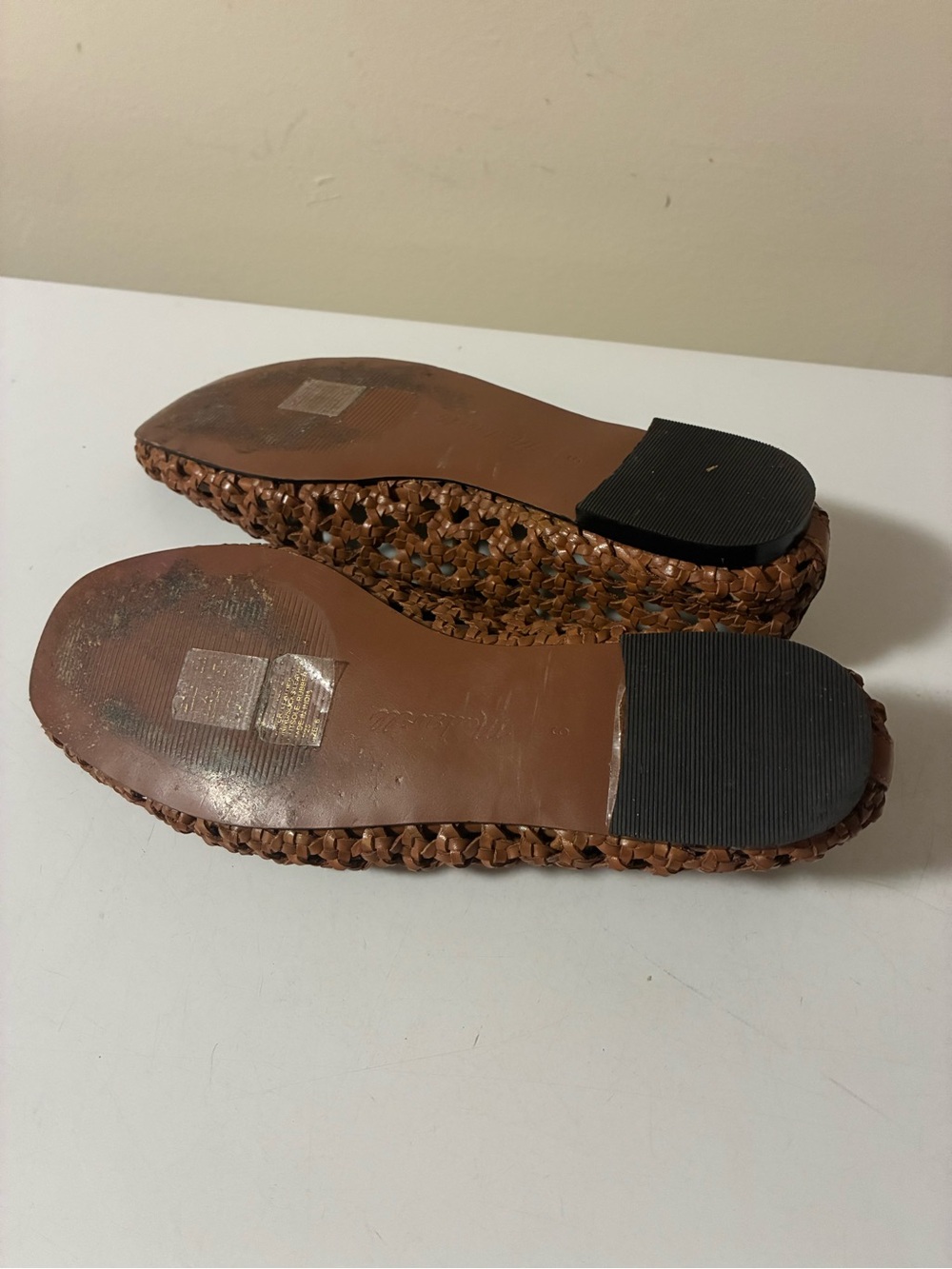 Madewell Woven Mary Jane Flats in Brown - Picture 4 of 5